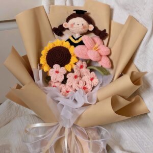 Congrats Cutie Crochet Bouquet