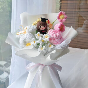 Blush Bloom Graduation Bouquet